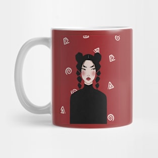 Japanese Style Lady Mug